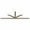 Ekena Millwork Richland Smooth Timber Gable Bracket, Douglas Fir, 96"W x 32"H x 1 1/2"D x 3 1/2"F, 8/12 Pitch GBW096X32X0204RIC00SDF - alternate 5